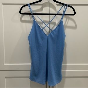 BNWT POLO BLUE TANK TOP BLOUSE